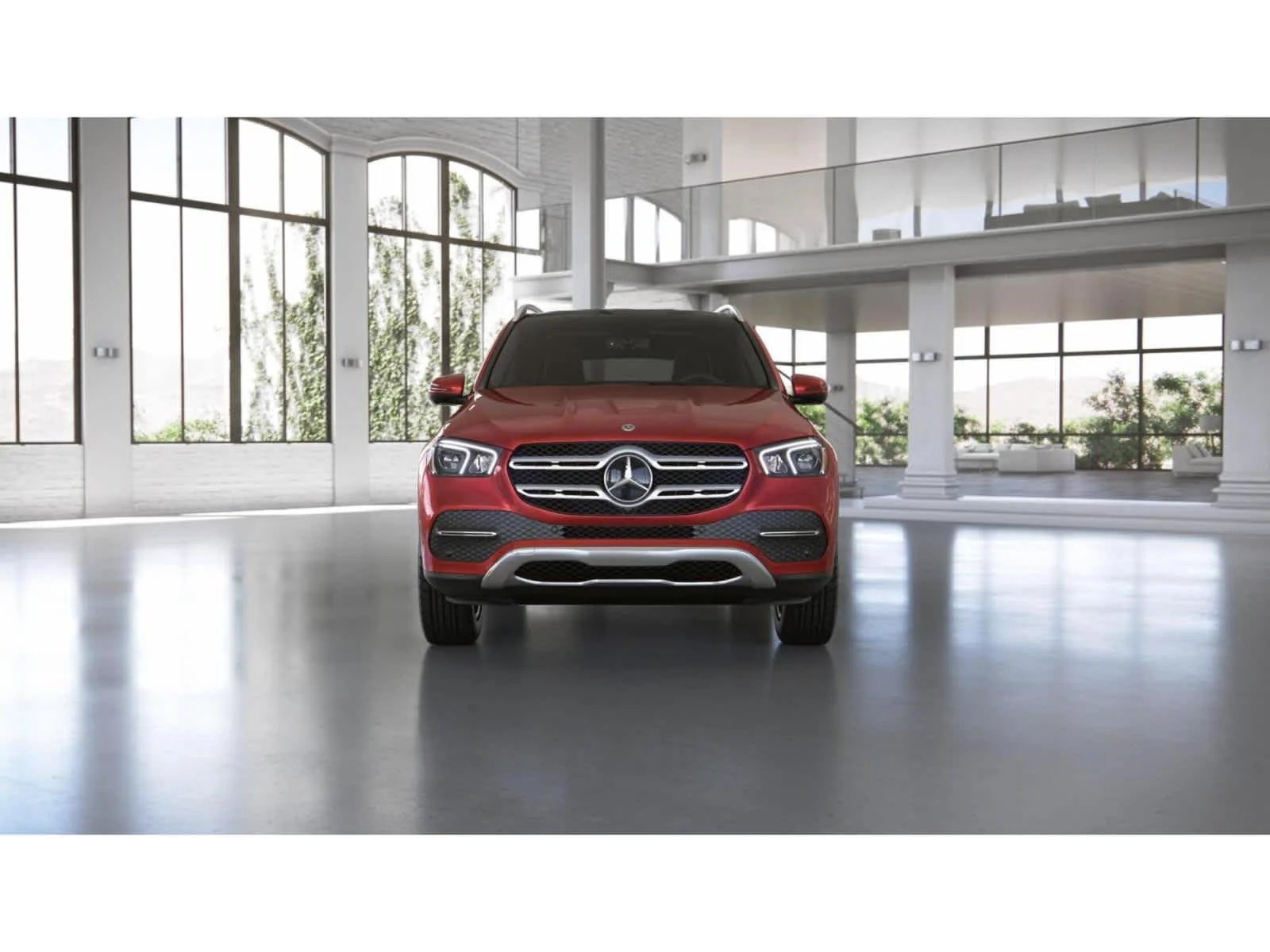 Used 2022 MANUFAKTUR Cardinal Red Metallic Mercedes-Benz GLE 350 image 8
