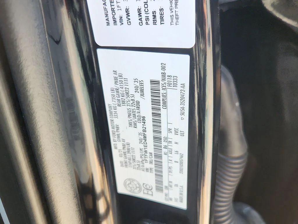 Used 2021 Black Ford Limited image 19