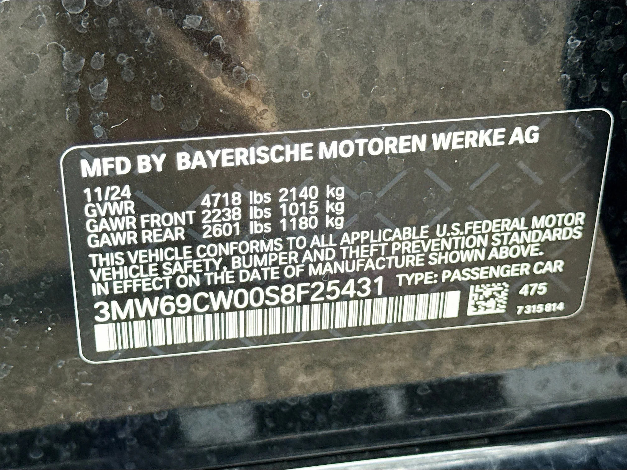 Used 2025 Black Sapphire Metallic BMW 330i image 44