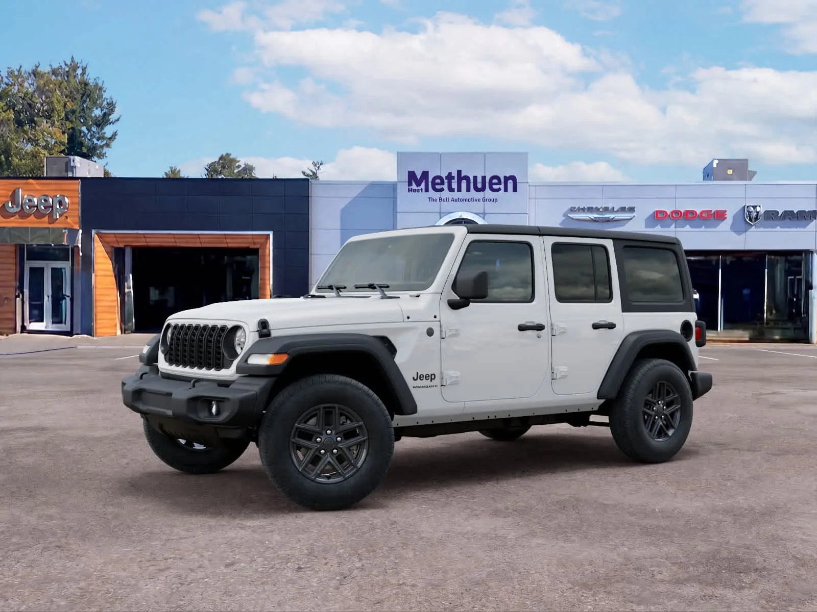 New 2026 Bright White Clearcoat Jeep Sport S image 2