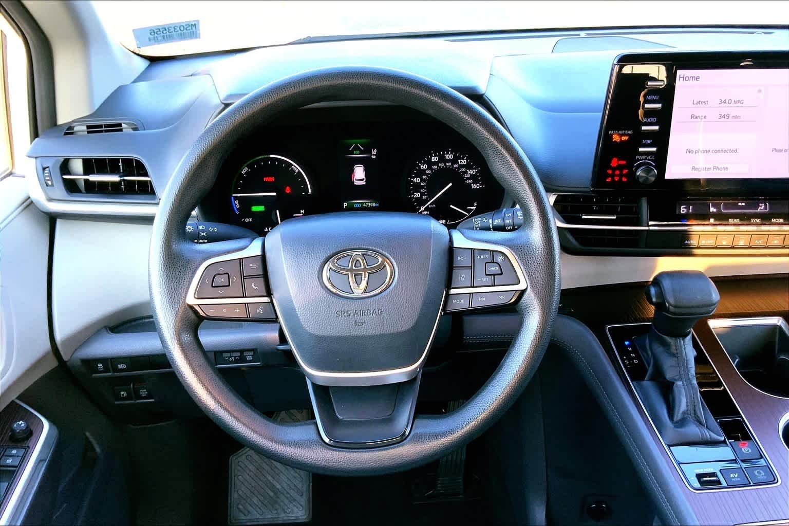 Used 2021 Super White Toyota LE image 6