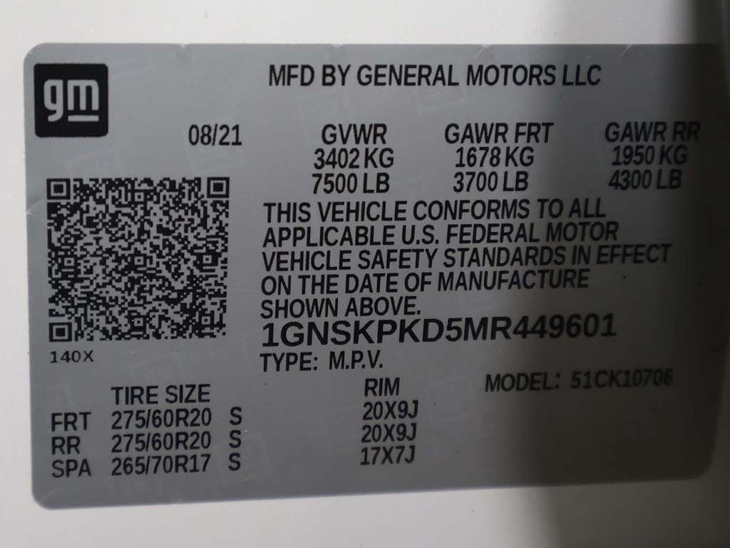 2021 Chevrolet Tahoe Z71 - Photo 48