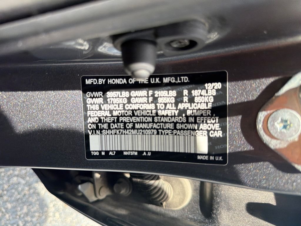 Used 2021 Gray Honda Sport image 28