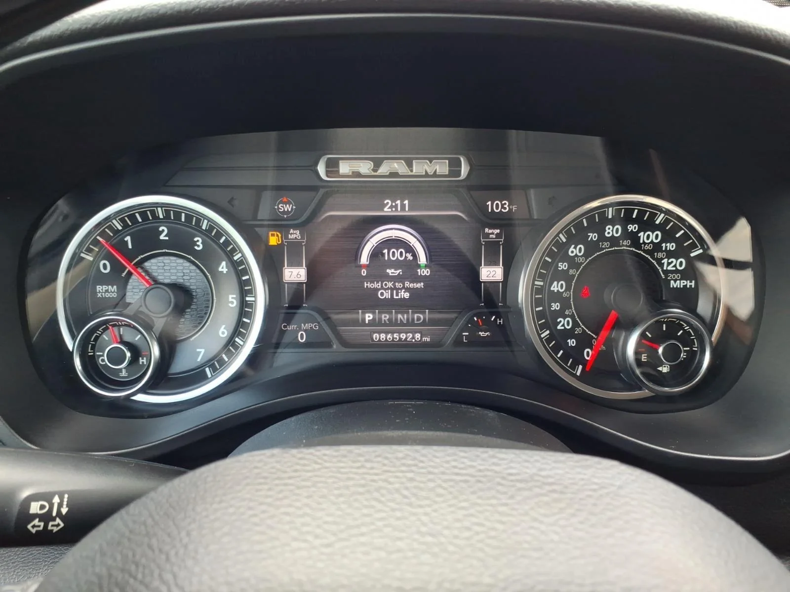 Used 2020 Diamond Black Crystal Pearlcoat Ram Big Horn image 23