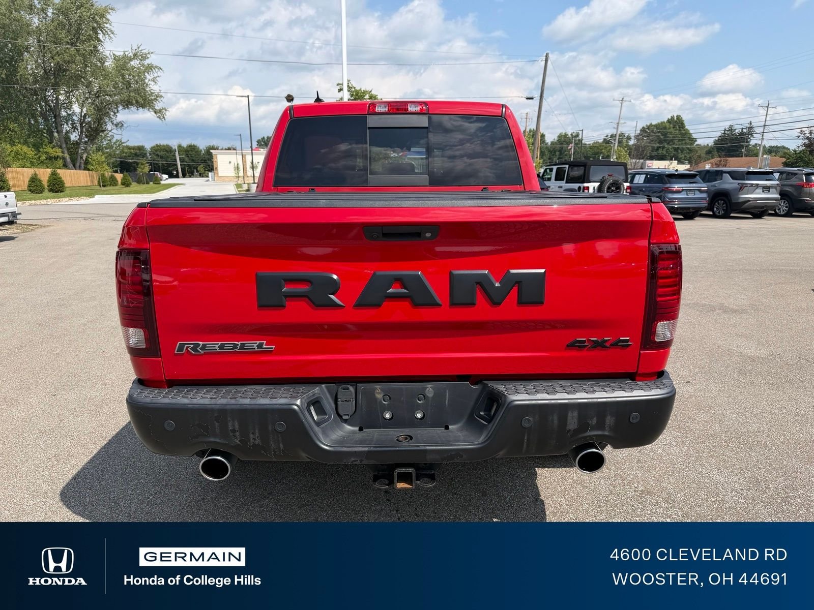 Used 2017 Flame Red Clearcoat Ram Rebel image 8