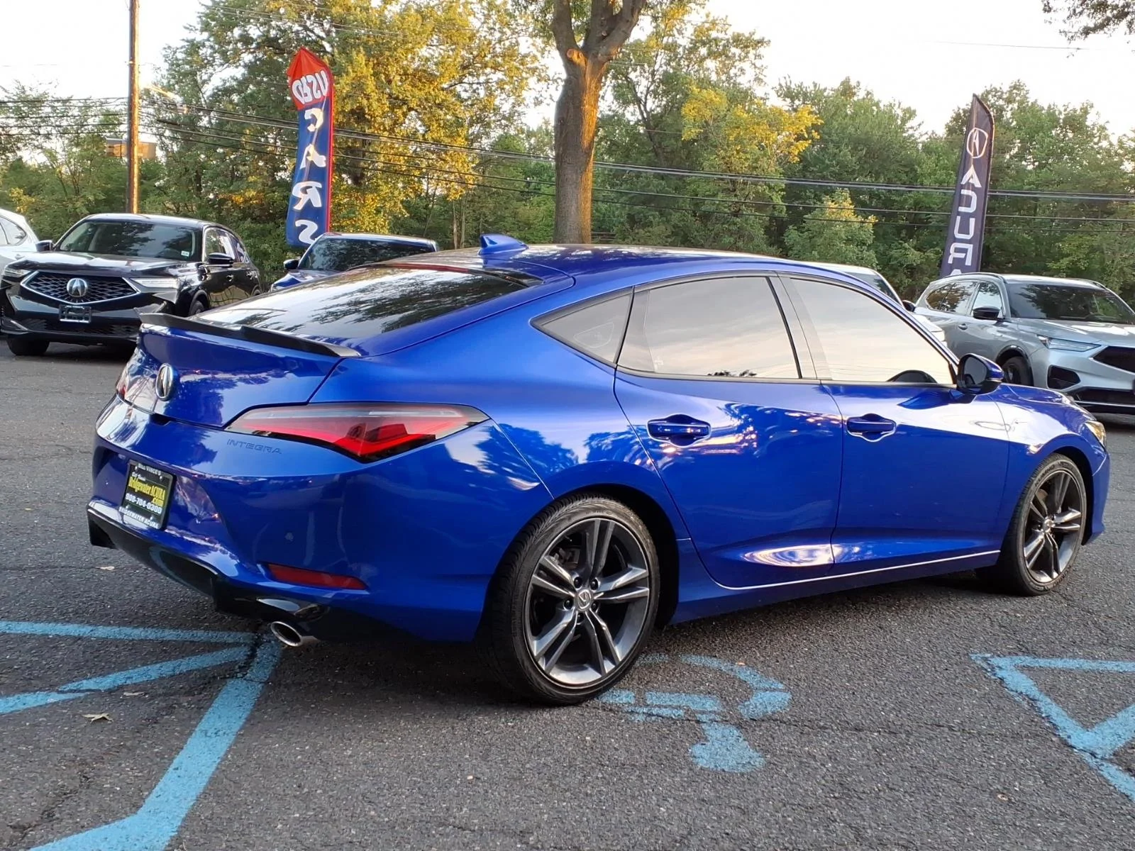 Used 2024 Apex Blue Pearl Acura A-SPEC TECH image 4