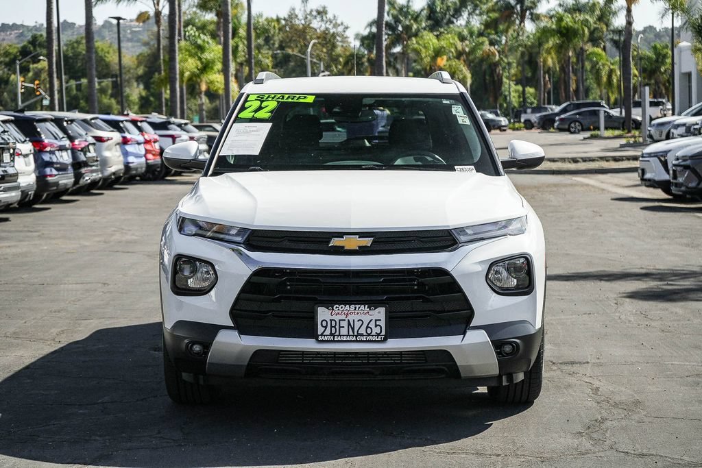 Used 2022 Chevrolet Trailblazer LT with VIN KL79MPSL1NB110558 for sale in Santa Barbara, CA