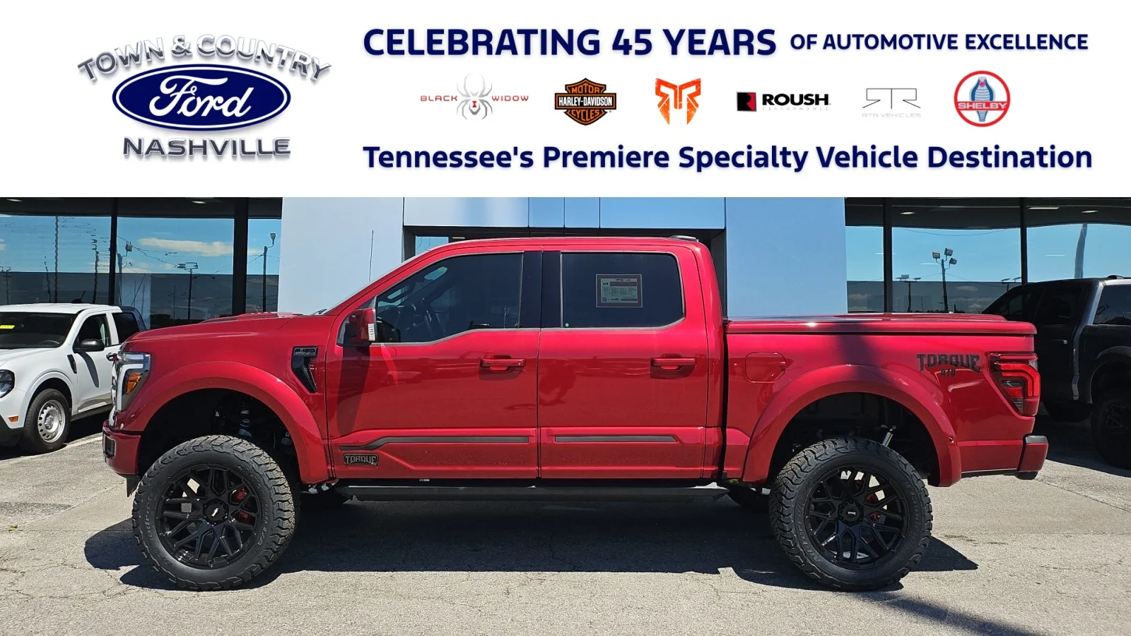 New 2026 Ruby Red Metallic Tinted Clearcoat Ford Shelby TORQUE 470 4WD image 1