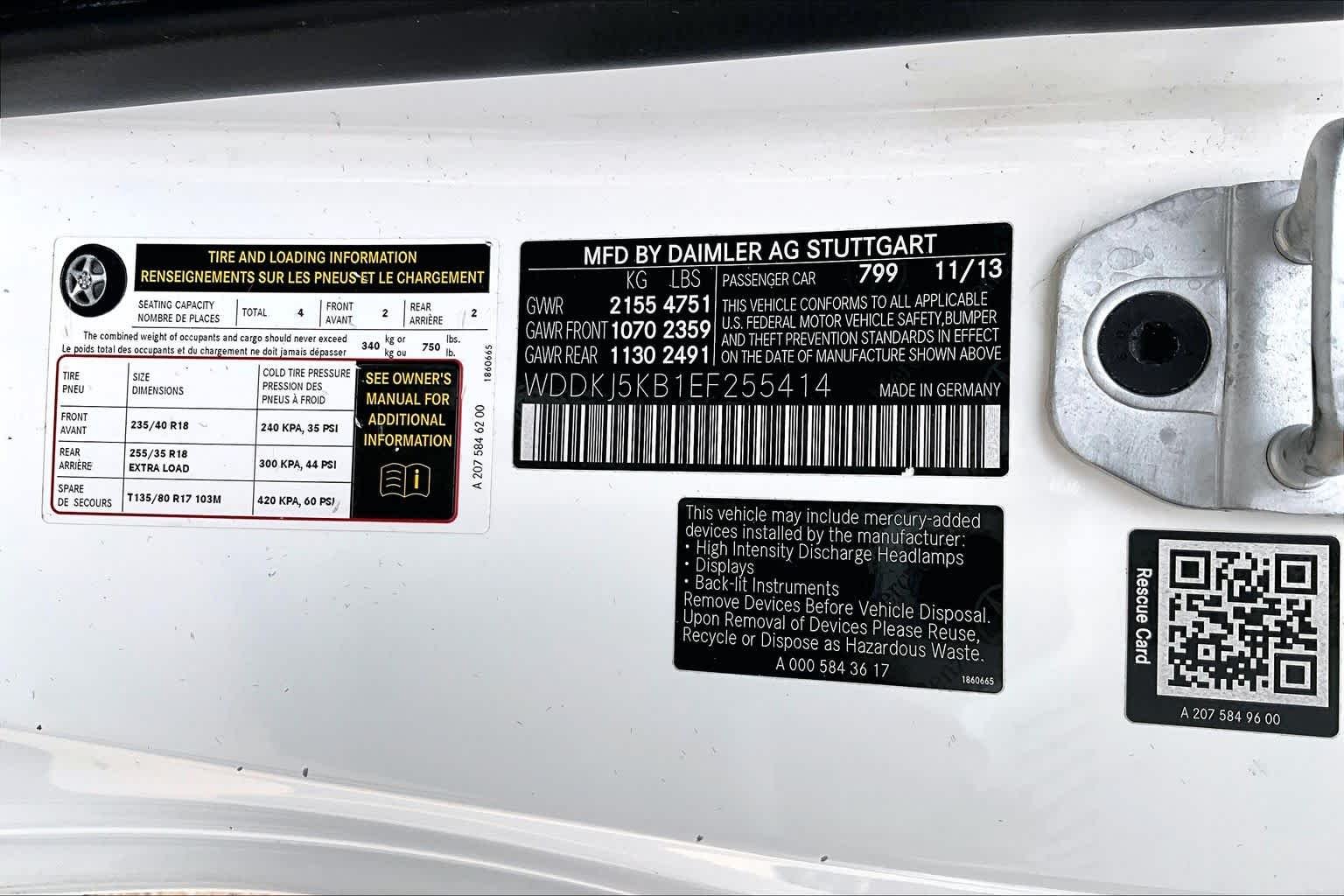 Used 2014 Diamond White Metallic Mercedes-Benz E 350 image 35