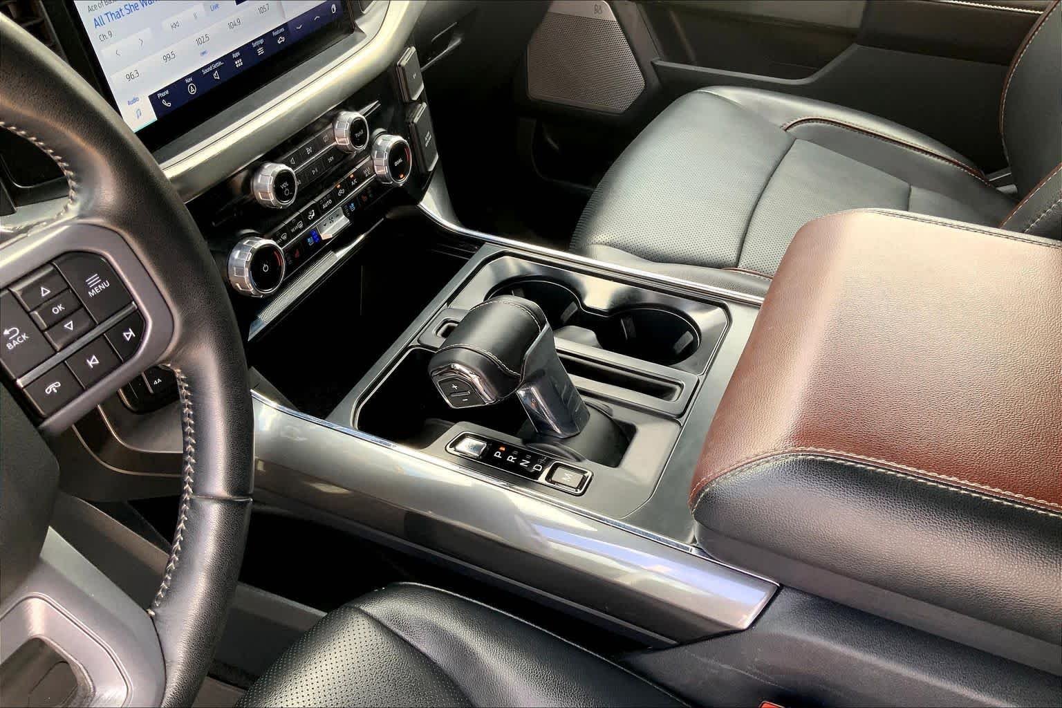 Used 2023 Carbonized Gray Metallic Ford LARIAT image 17