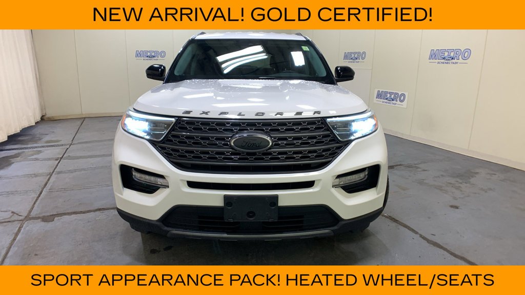 Certified Used 2023 White Metallic Ford XLT image 48