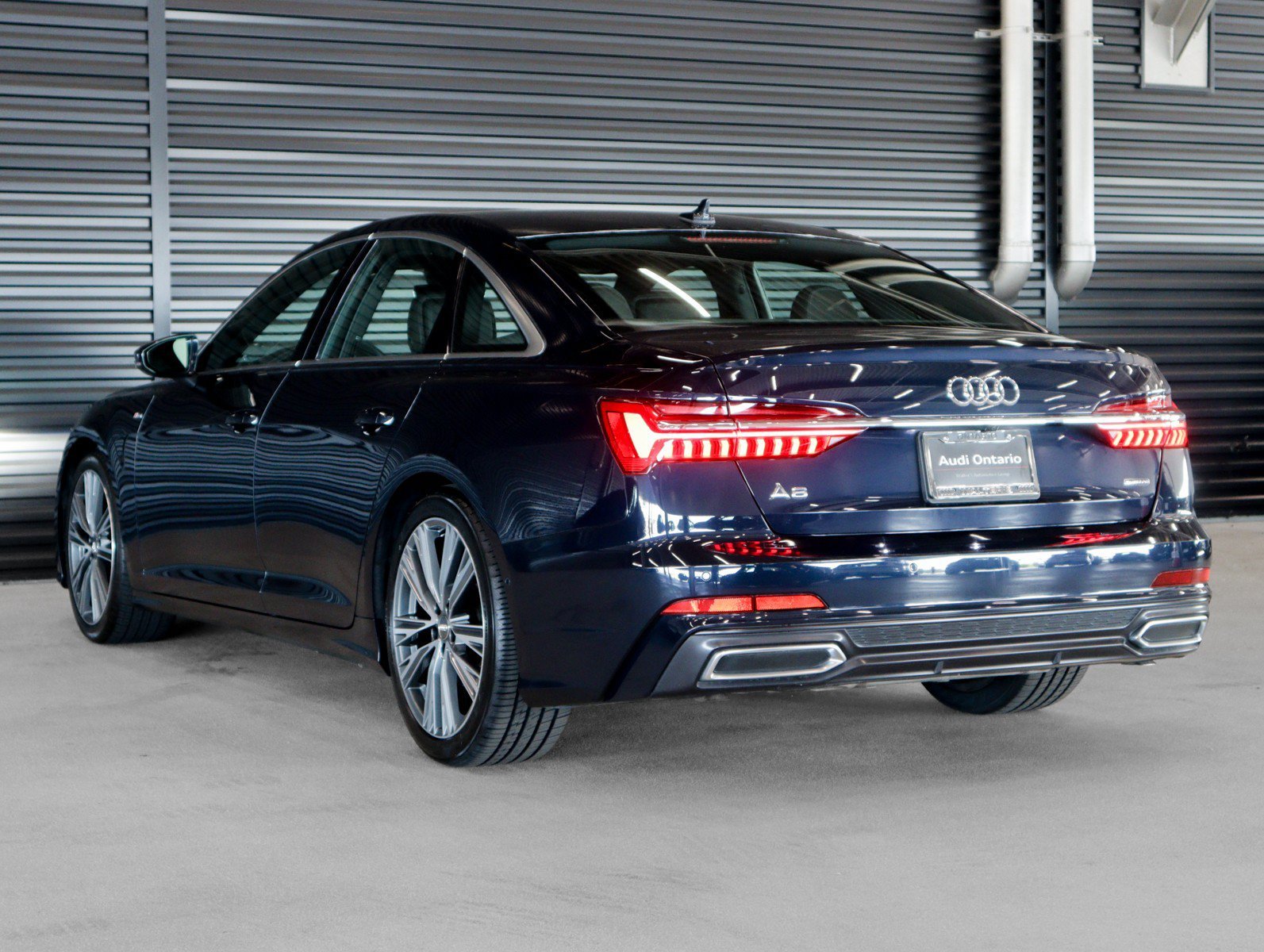 Used 2019 Firmament Blue Metallic Audi Premium Plus image 2