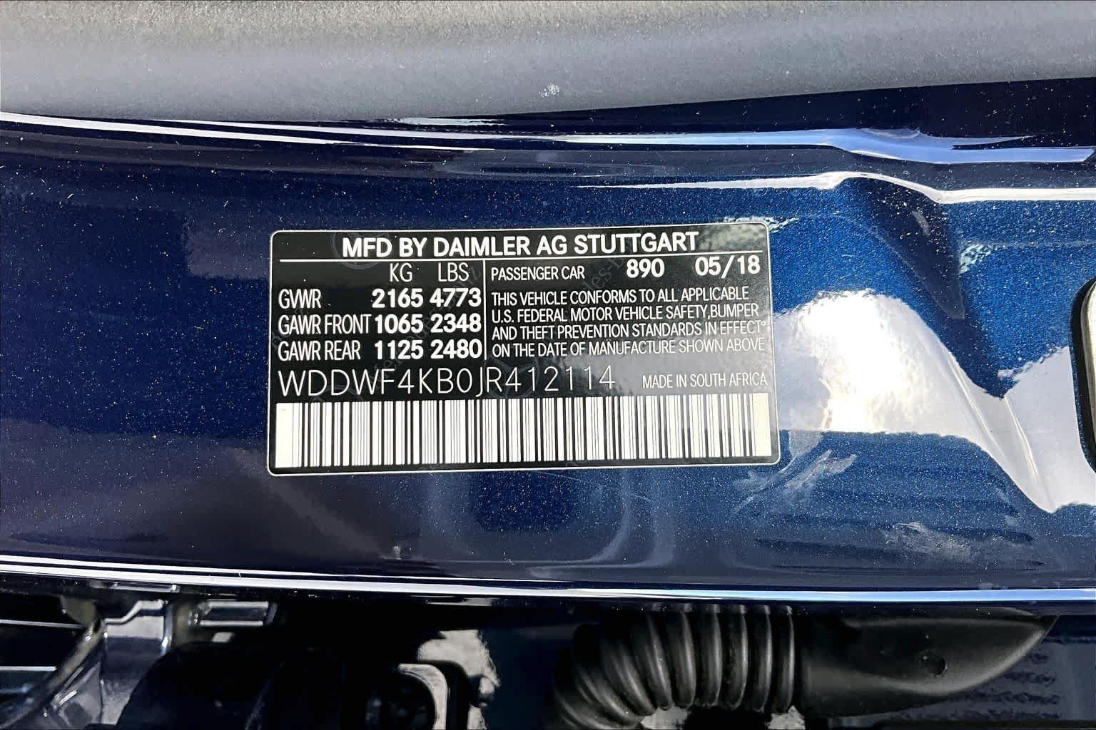 Used 2018 Lunar Blue Metallic Mercedes-Benz C 300 image 32