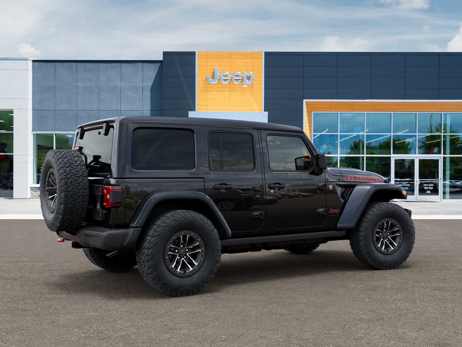 New 2026 Black Clear-Coat Exterior Paint Jeep Rubicon X image 30