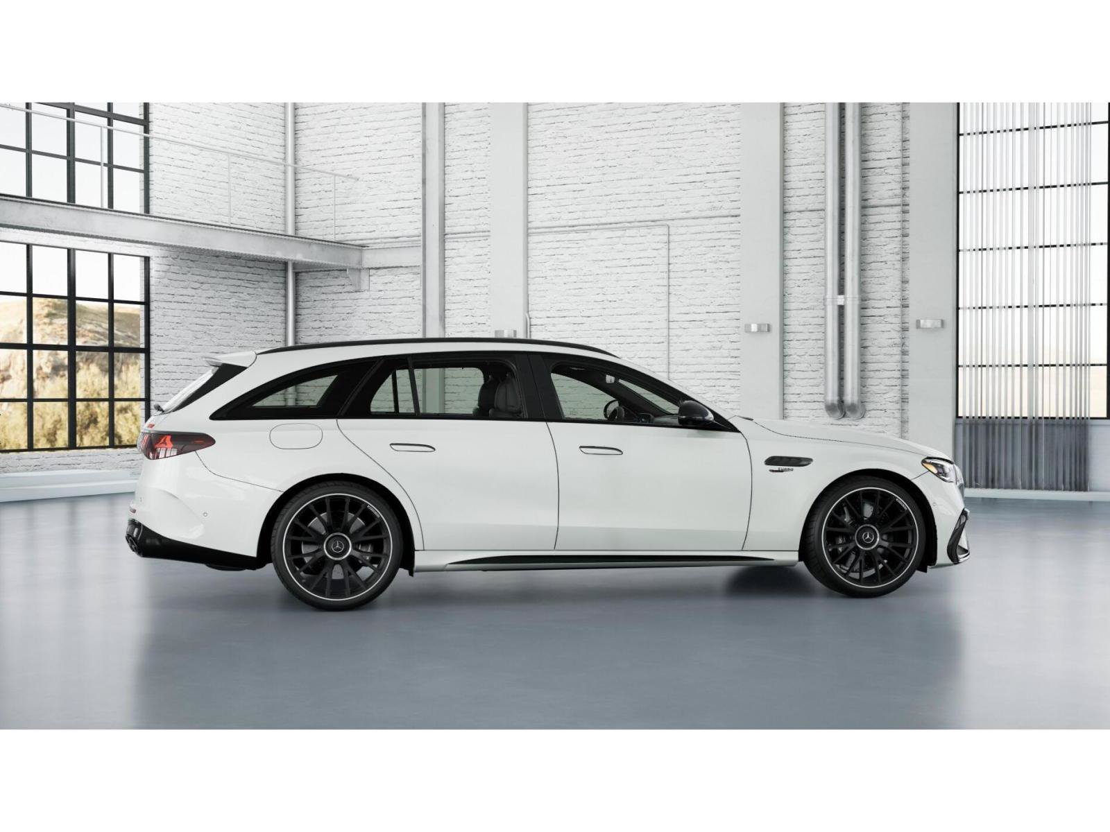New 2027 MANUFAKTUR Moonlight White Metallic Mercedes-Benz AMG® E 53 Hybrid Wagon image 17