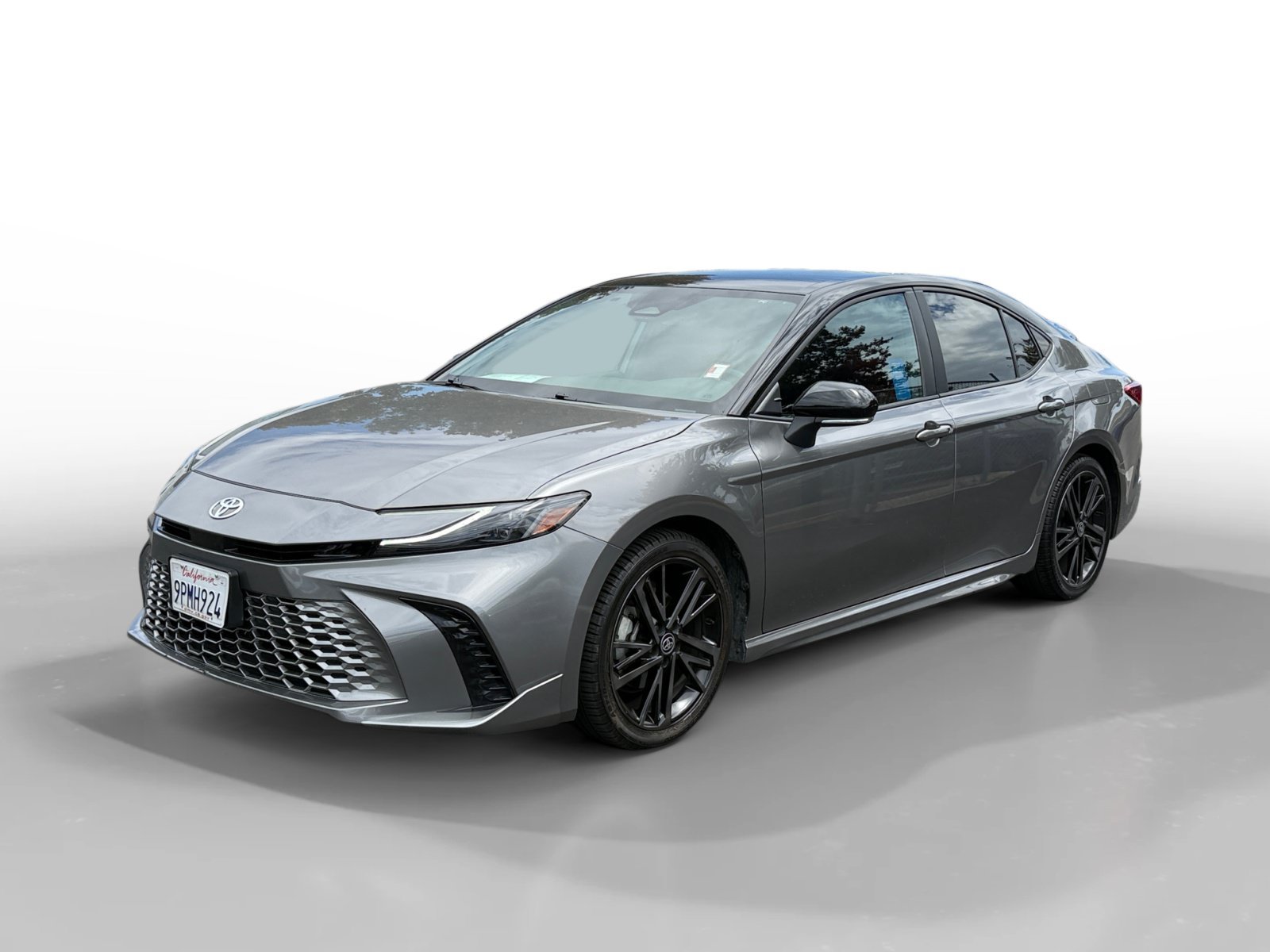 Used 2025 Midnight Black Metallic Toyota XSE image 1