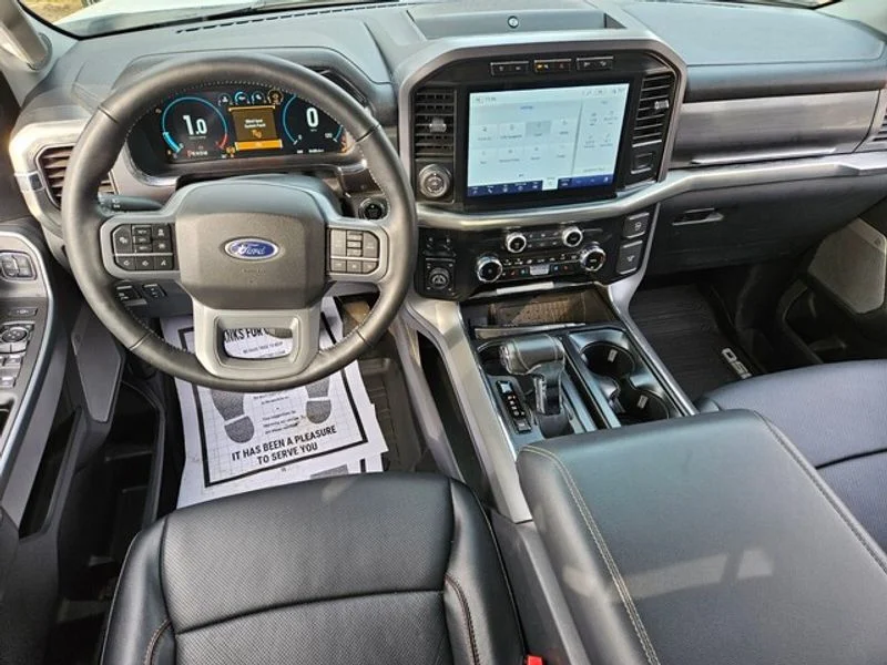 Used 2023 Oxford White Ford LARIAT image 9