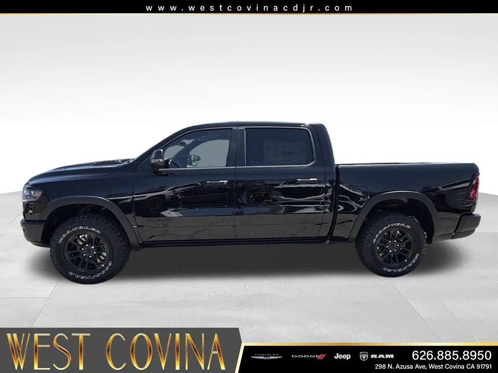 New 2026 Diamond Black Crystal Pearl-Coat Exterior Paint RAM Rebel image 12