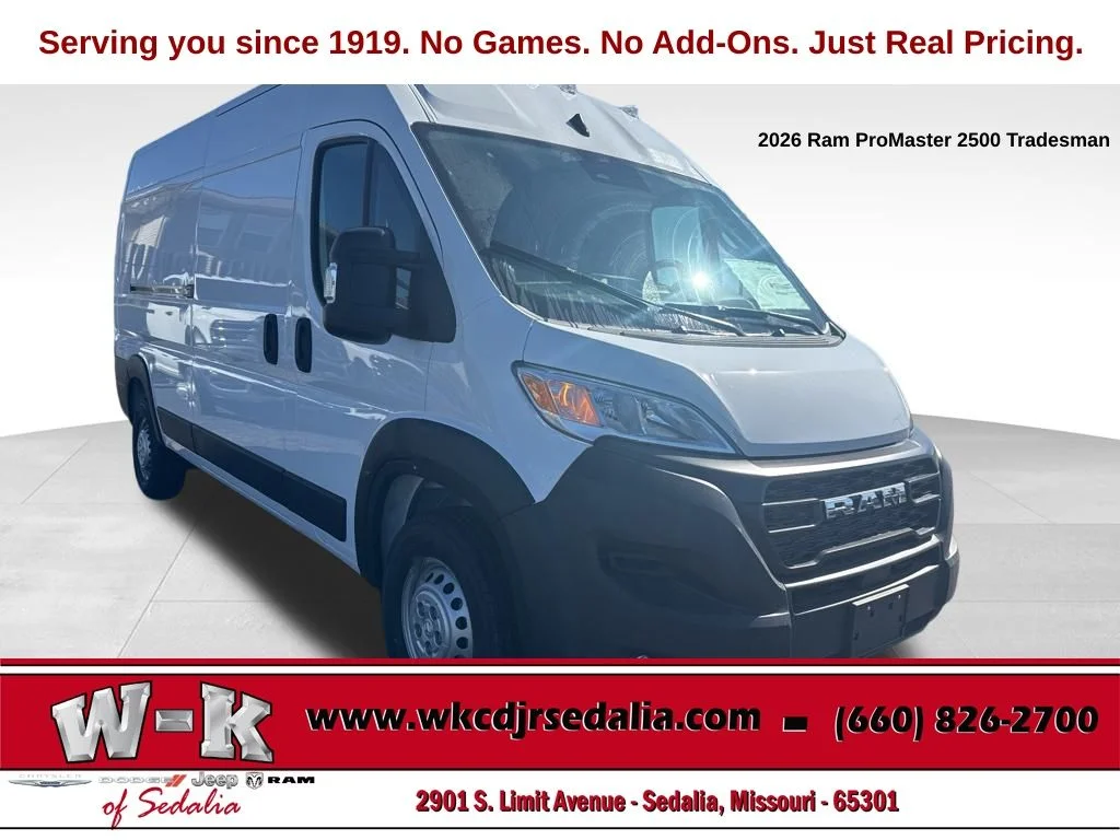 2026 RAM ProMaster 2500 Tradesman 159" WB High Roof's photo