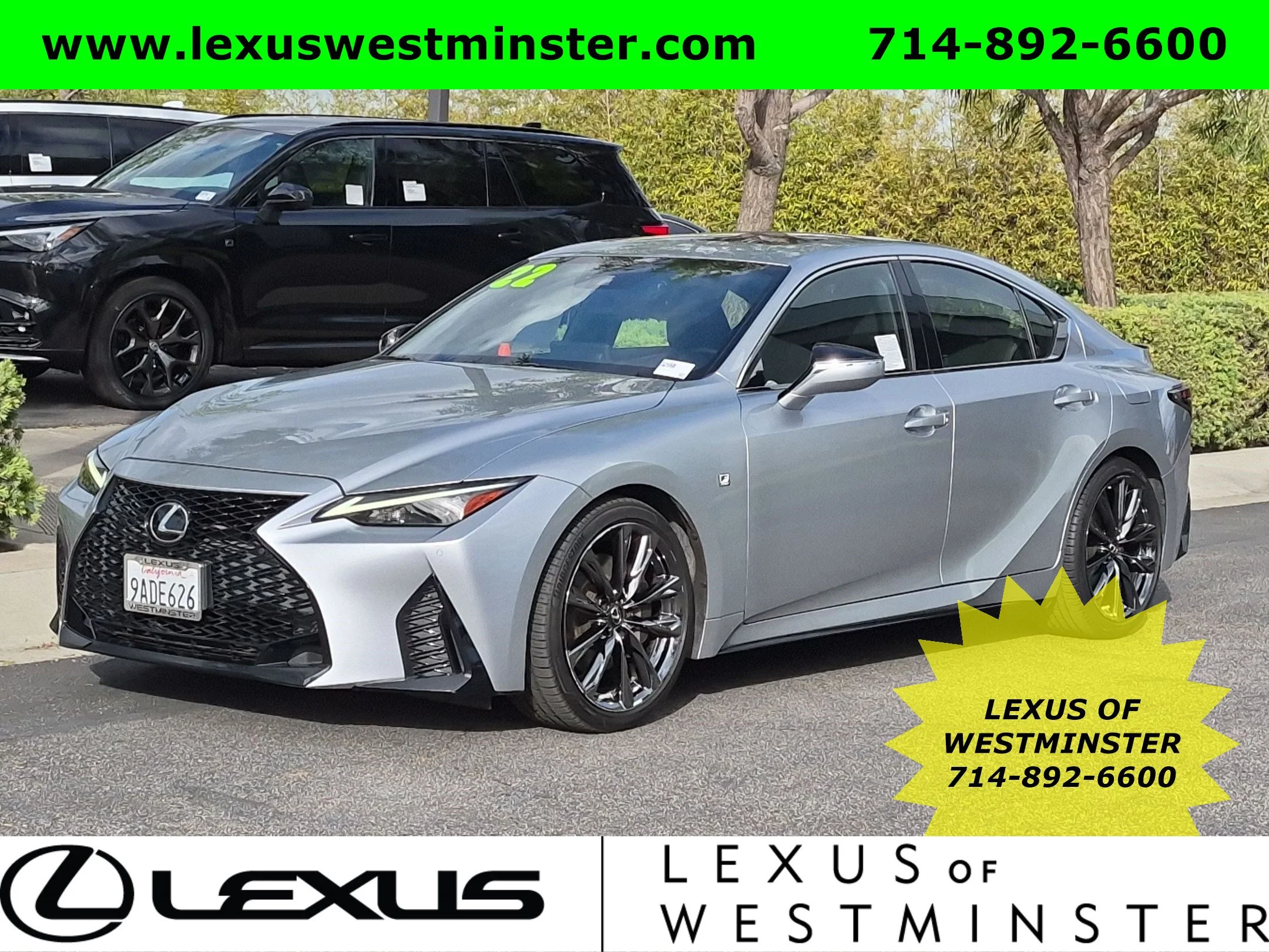 2022 Lexus IS 350 F SPORT