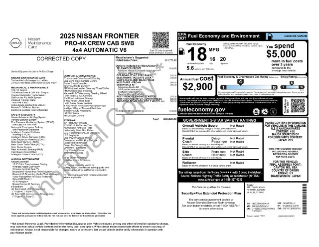 Used 2025 Gray Nissan PRO-4X image 32