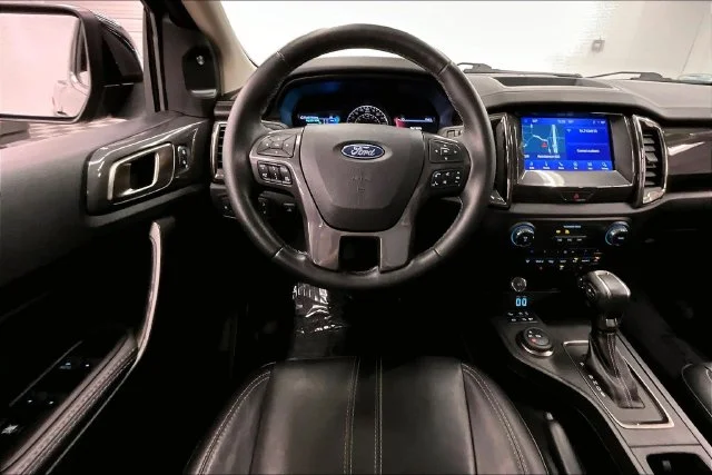 Used 2021 Shadow Black Metallic Ford Lariat image 6