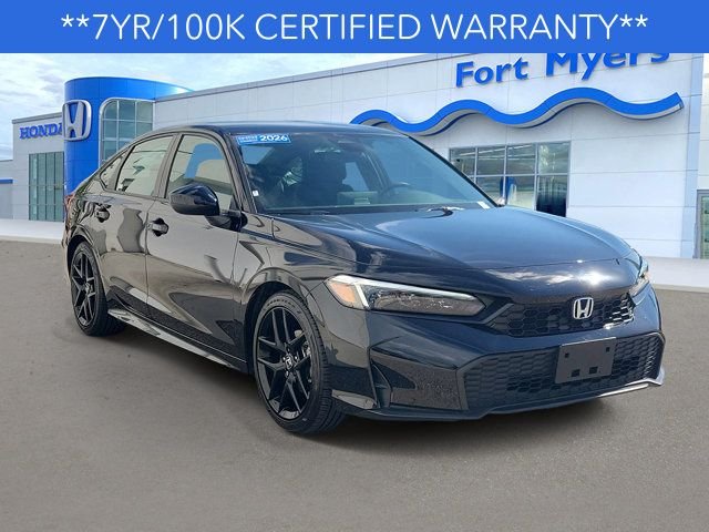 Certified Used 2026 Crystal Black Pearl Honda 2WD SPORT image 1