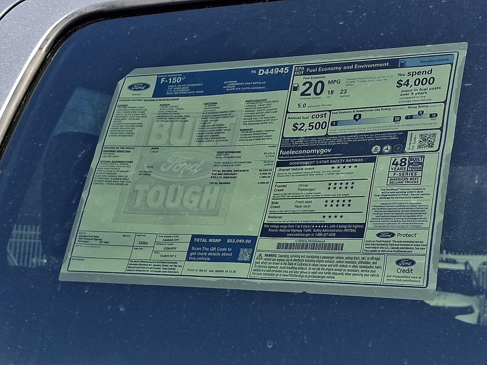 New 2026 Carbonized Gray Metallic Ford STX® image 20