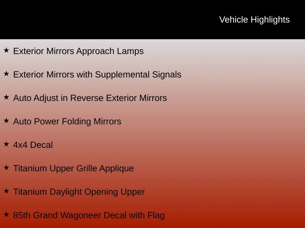 New 2026 High Gloss Black Exterior Paint Jeep Grand Wagoneer image 6