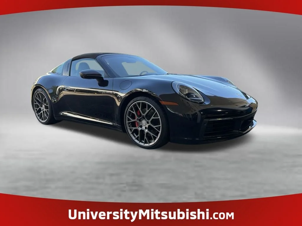 Used 2021 Black Porsche Targa 4S image 1