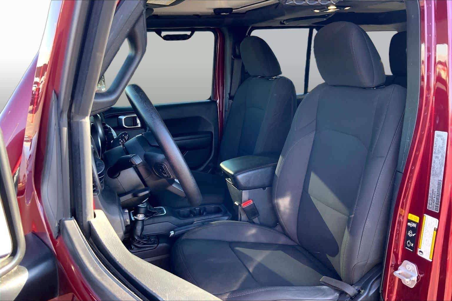 Used 2021 Snazzberry Pearlcoat Jeep Unlimited Willys Sport image 8