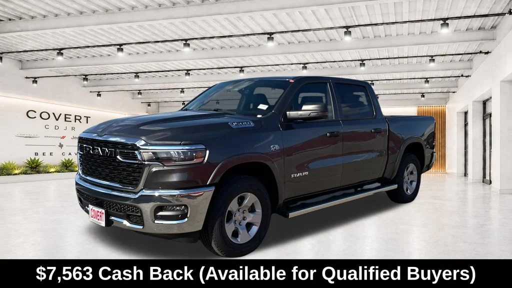 New 2026 Granite Crystal Metallic Clear-Coat Exterior Paint RAM Big Horn/Lone Star image 4