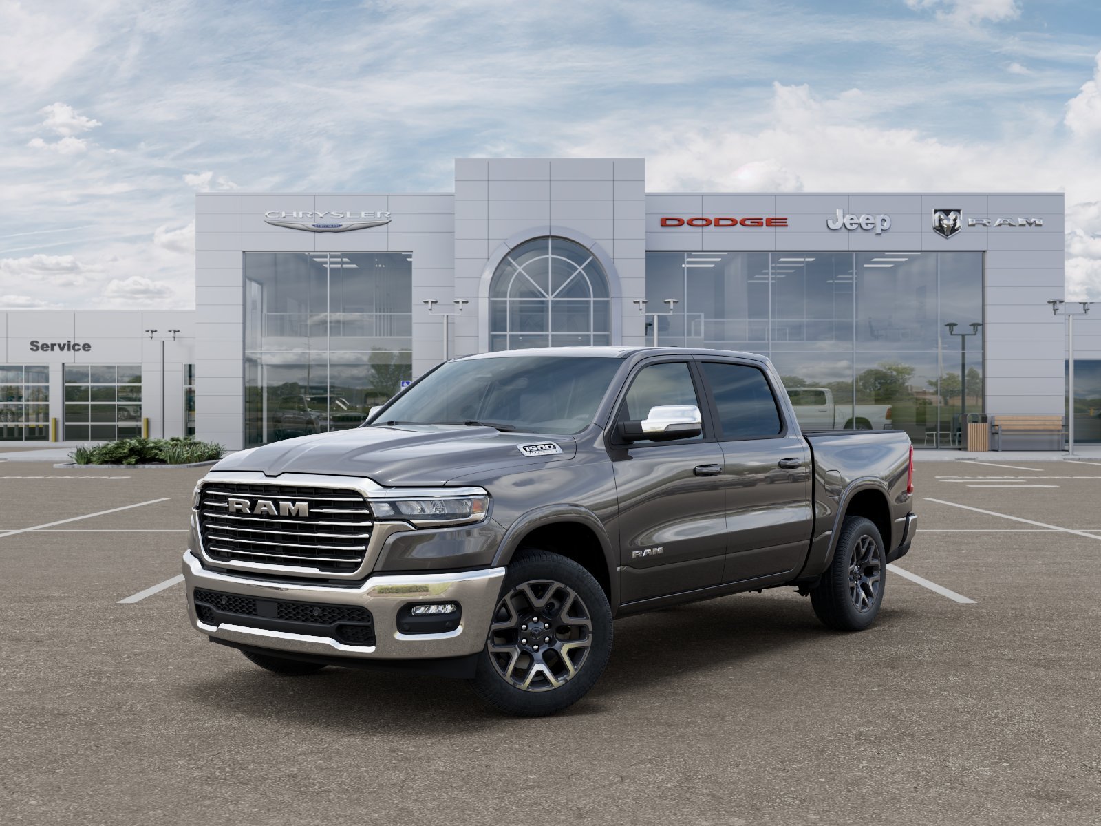 New 2026 Granite Crystal Metallic Clear-Coat Exterior Paint RAM Laramie image 28