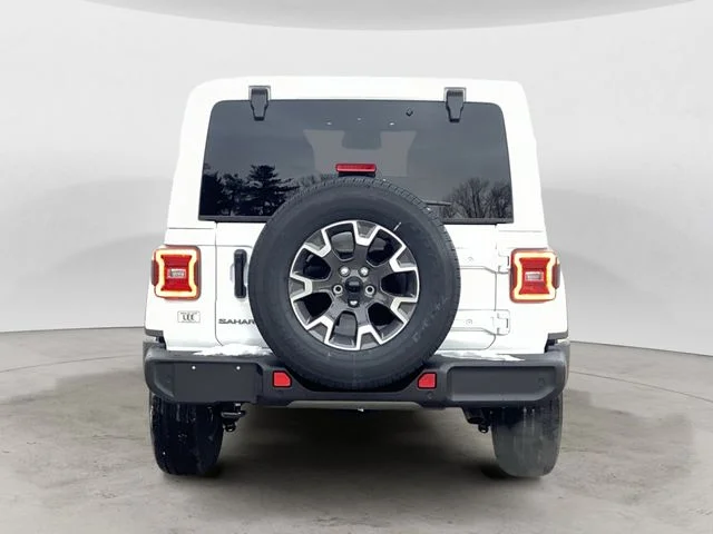 New 2026 Bright White Clearcoat Jeep 4-DOOR SAHARA image 5