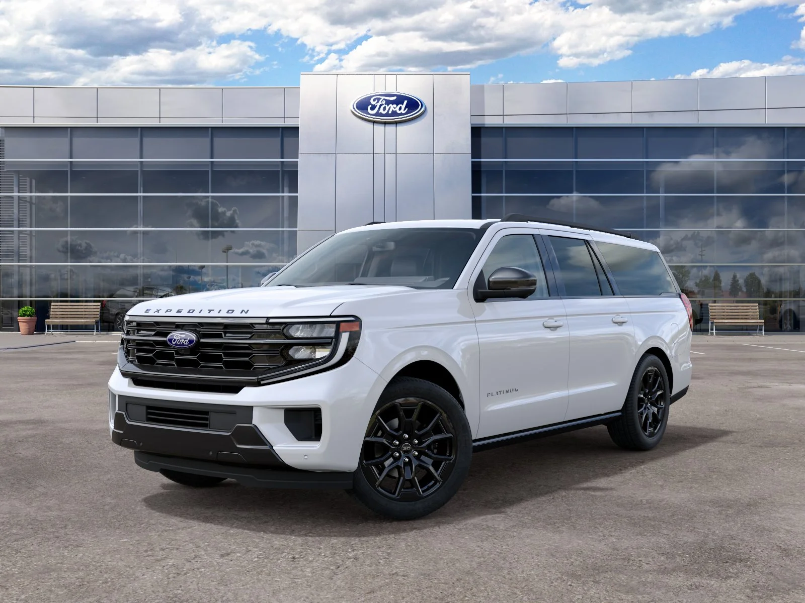 New 2027 Star White Metallic Tri-Coat Ford Platinum image 35