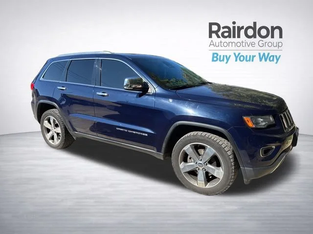 Used 2014 True Blue Pearlcoat Jeep Limited image 1