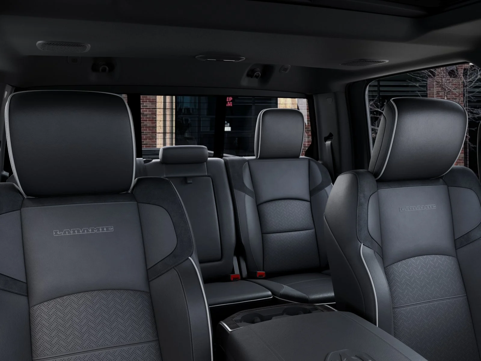 New 2026 Ceramic Gray Clear-Coat Exterior Paint RAM Laramie image 52