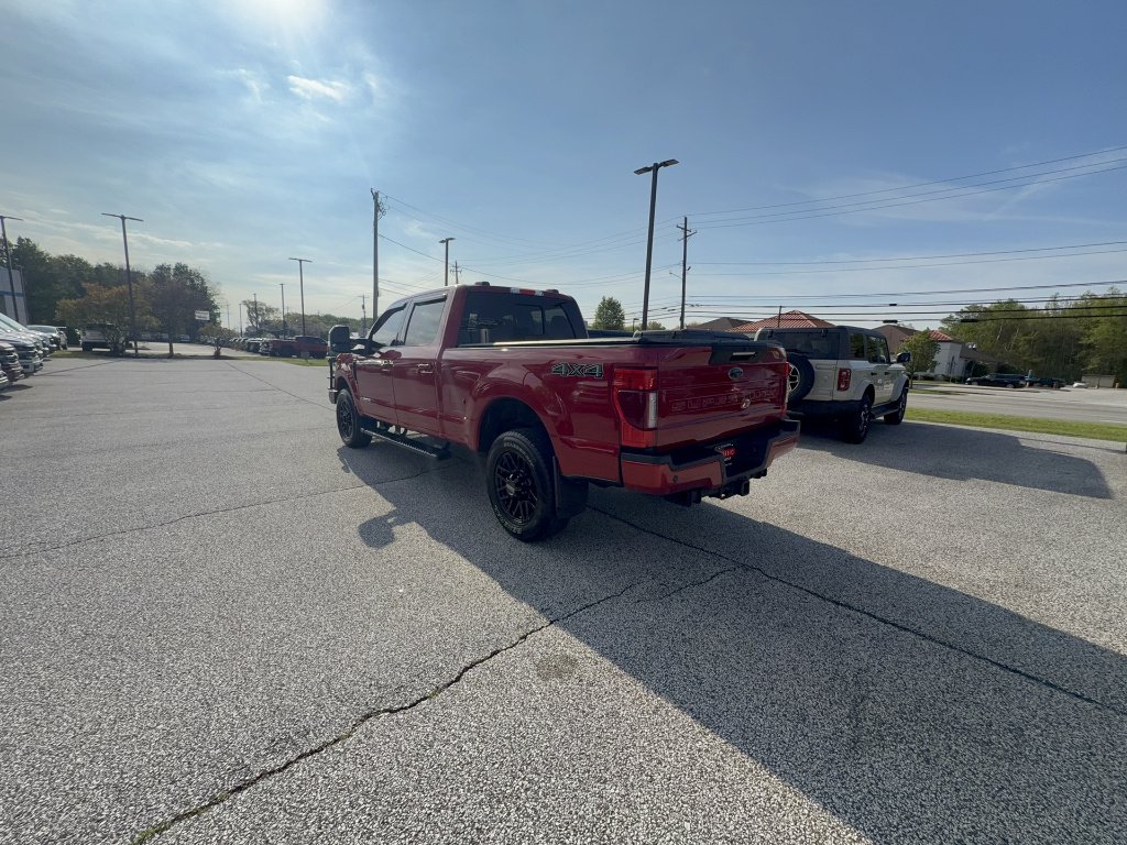 Used 2020 Rapid Red Metallic Tinted Clearcoat Ford Lariat image 3