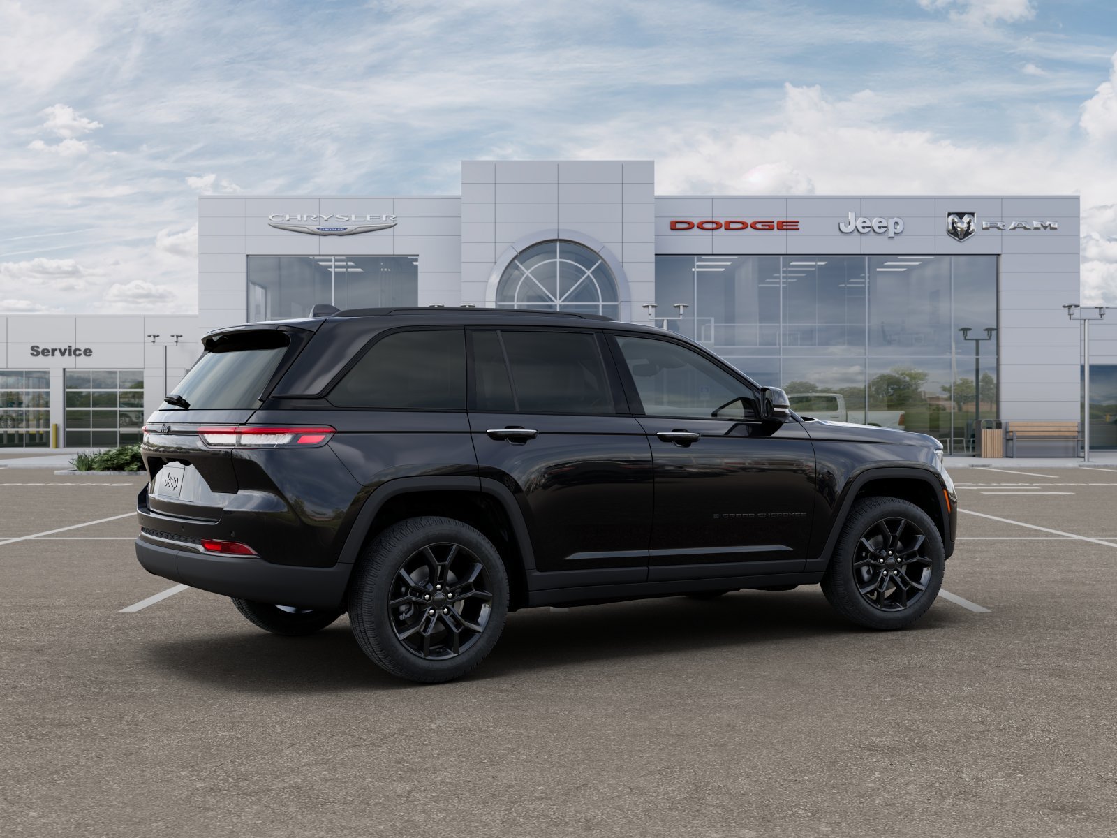 New 2025 Diamond Black Crystal Pearl-Coat Exterior Paint Jeep Limited image 37