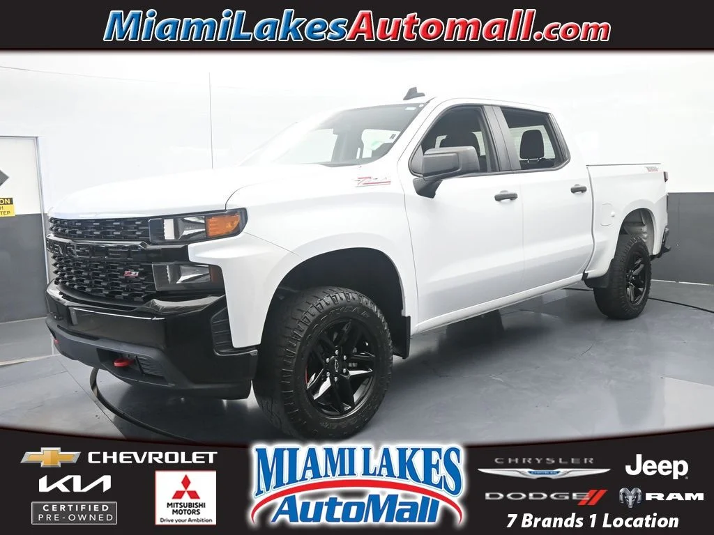Used 2021 Summit White Chevrolet Custom Trail Boss image 1