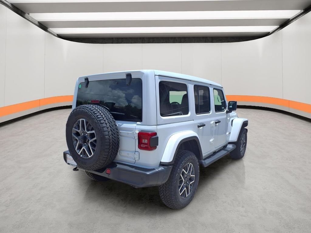 New 2026 Bright White Clear-Coat Exterior Paint Jeep Sahara image 6