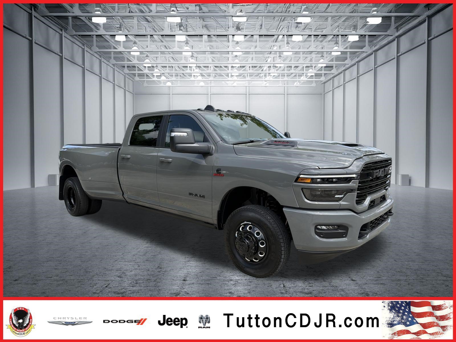 New 2026 Ceramic Gray Clearcoat RAM Laramie DRW / DUALLY image 1
