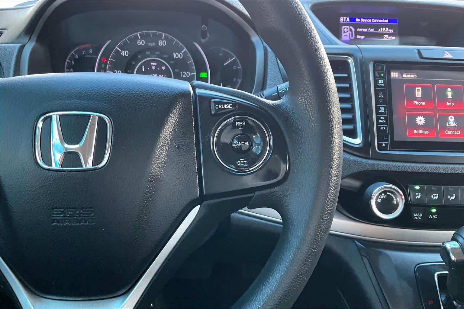 Used 2016 Crystal Black Pearl Honda EX image 23