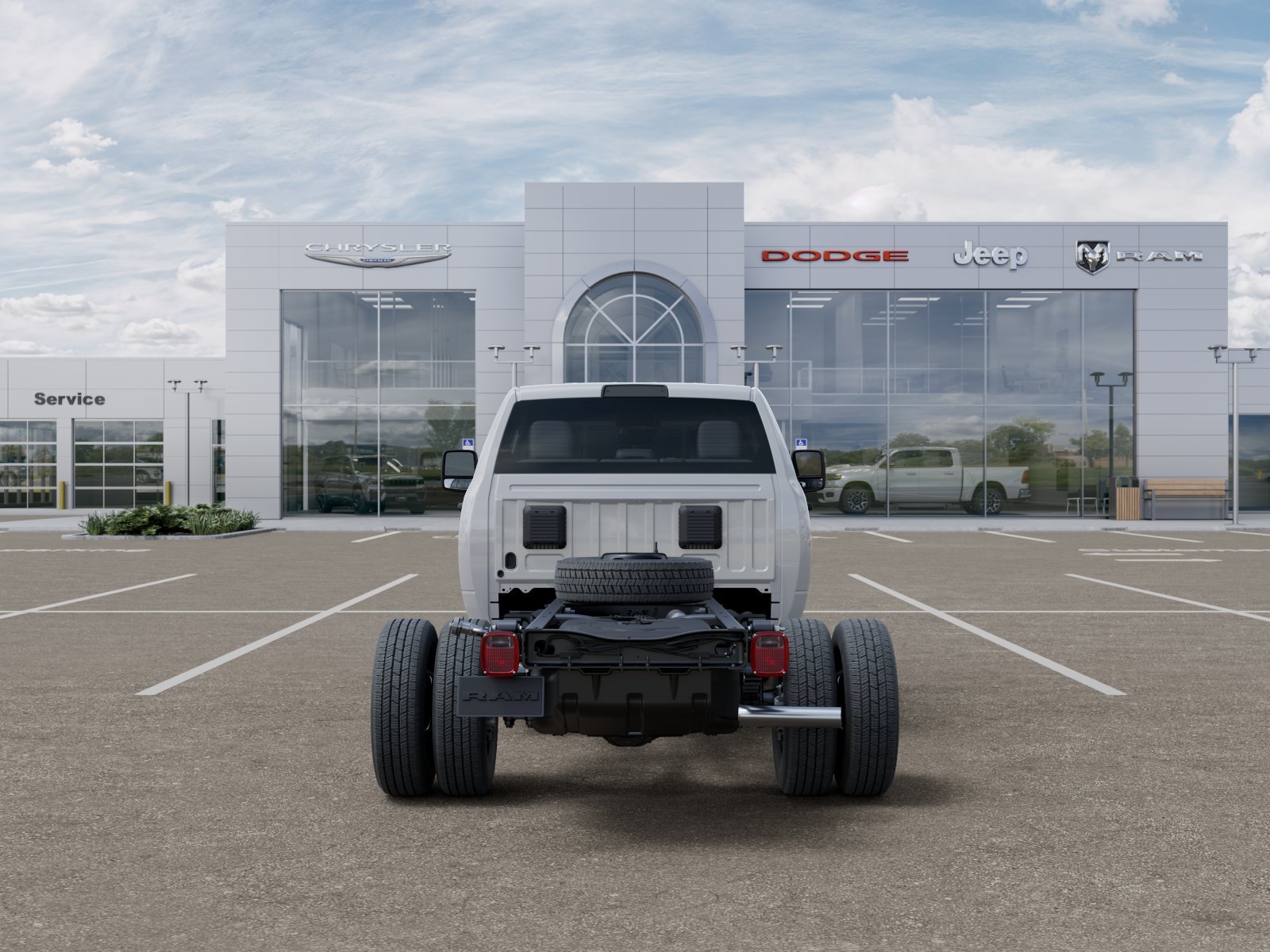 New 2026 Bright White Clear-Coat Exterior Paint RAM Tradesman image 25
