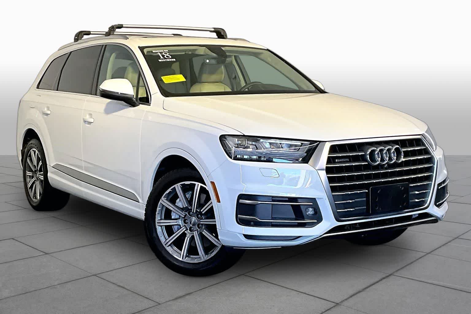 Used 2018 Carrara White Audi Premium Plus image 3