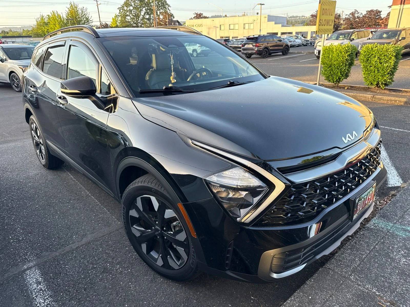 Certified Used 2023 Ebony Black Kia X-Line image 2