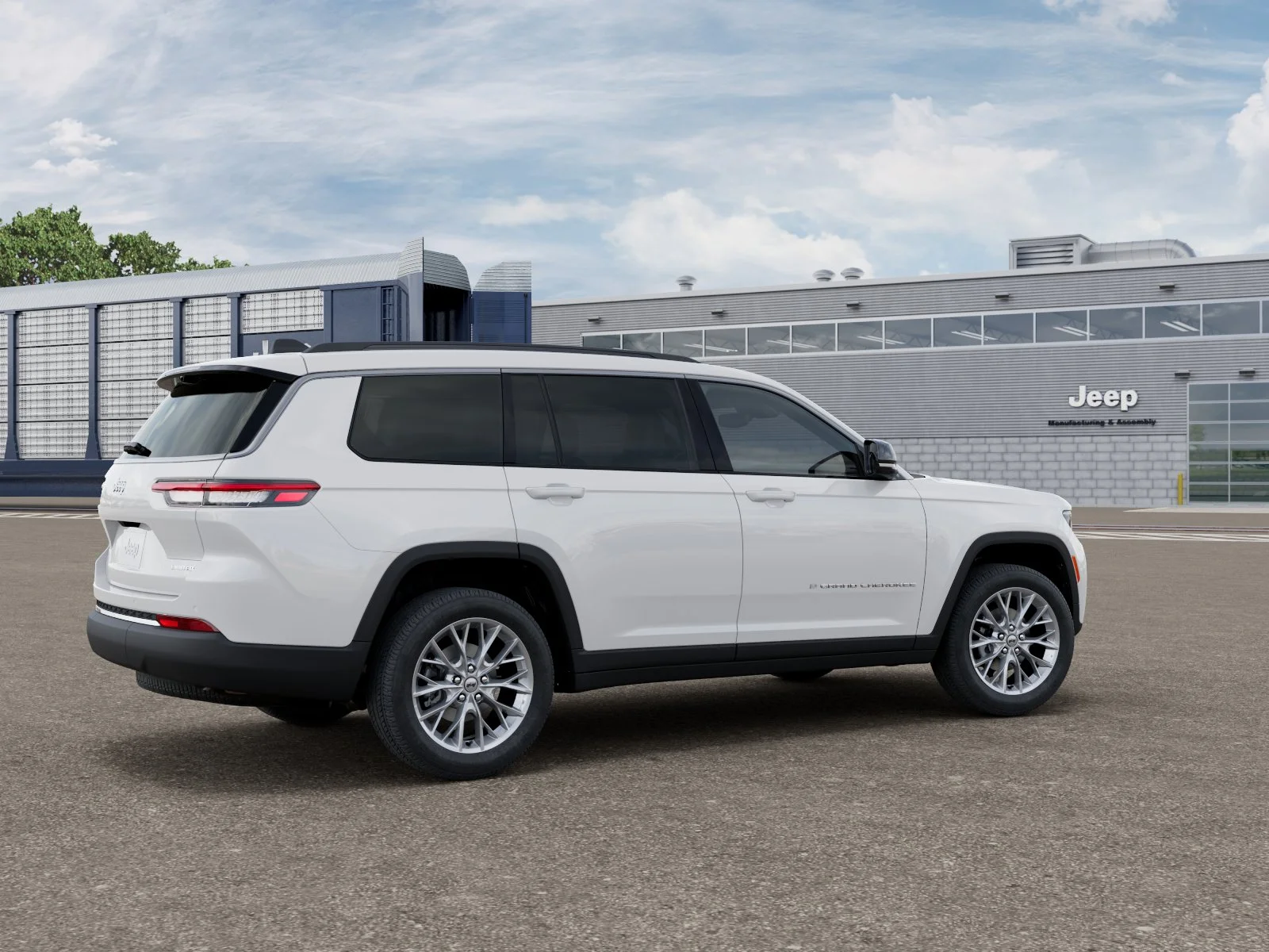 New 2027 Bright White Clear-Coat Paint Jeep Limited image 2