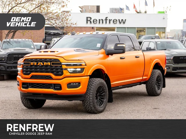 2026 RAM 3500 Limited* Mega Cab, 2 Inch Lift, 35 Inch Tires, Fuel Wheels