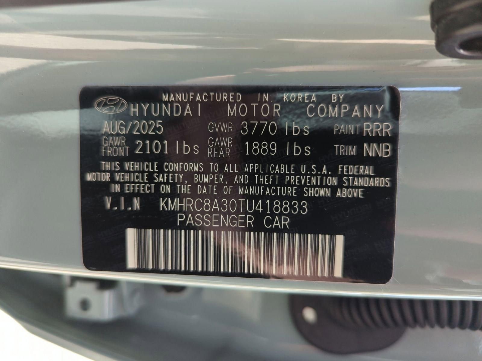 Used 2026 Mirage Green Hyundai SEL image 24