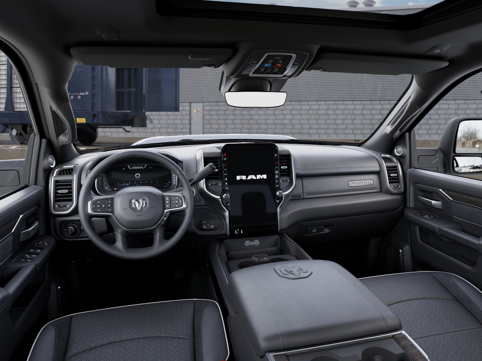 New 2026 Ceramic Gray Clear-Coat Exterior Paint RAM Laramie image 8